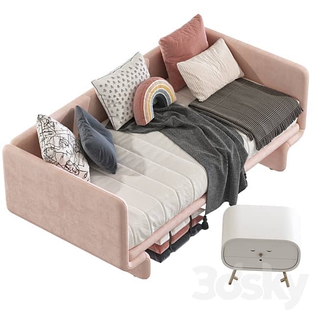 Sofa bed Bench 261 3D Models