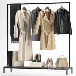 Outerwear coat Clothes 3D Models 