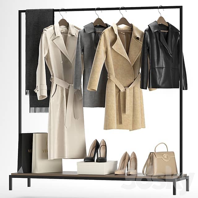 Outerwear coat Clothes 3D Models