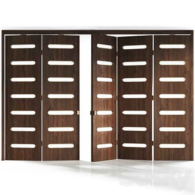 Decorative folding doors Mobius 2 3D Models