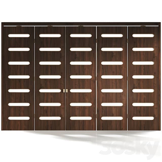 Decorative folding doors Mobius 2 3D Models