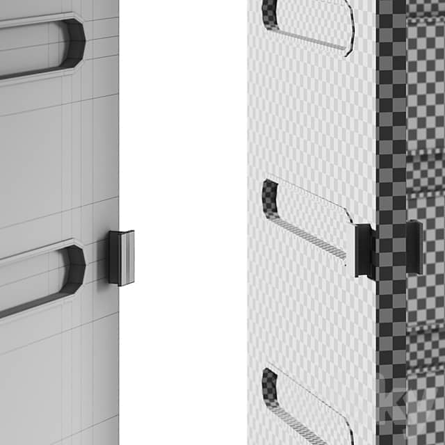 Decorative folding doors Mobius 2 3D Models