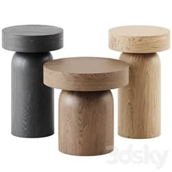 Francis Side Tables by Lema Wooden table 3D Models 