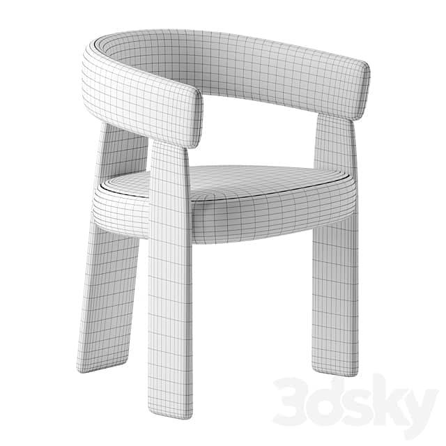 Oru chair by Andreu World 3D Models