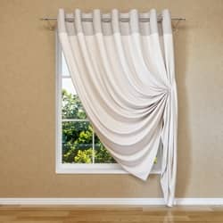 Modern curtain eyelets on 