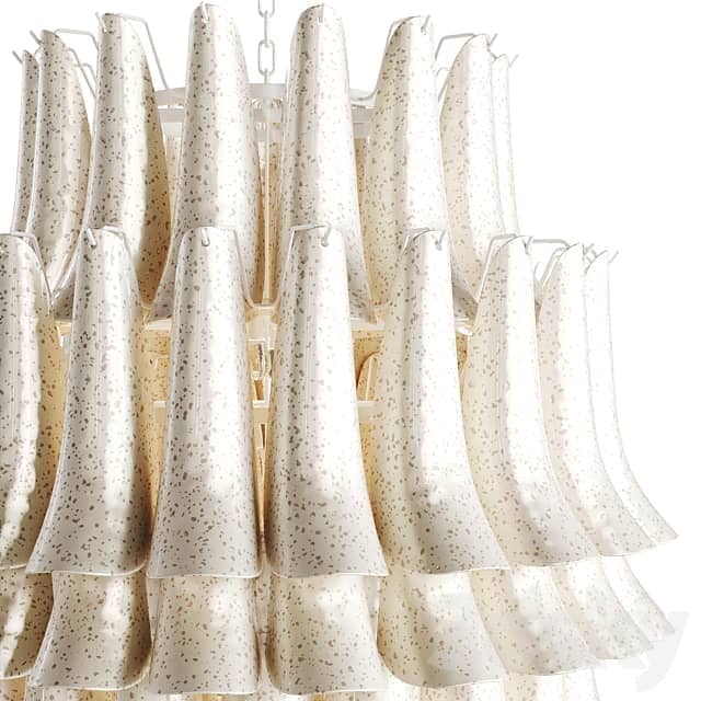 1st DIBS Murano Scavo Glass Selle Chandelier Pendant light 3D Models