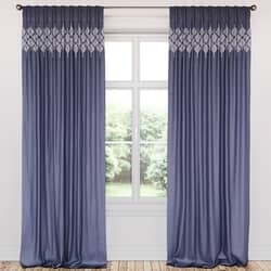 Pottery Barn Lucia Embroidered Drape 