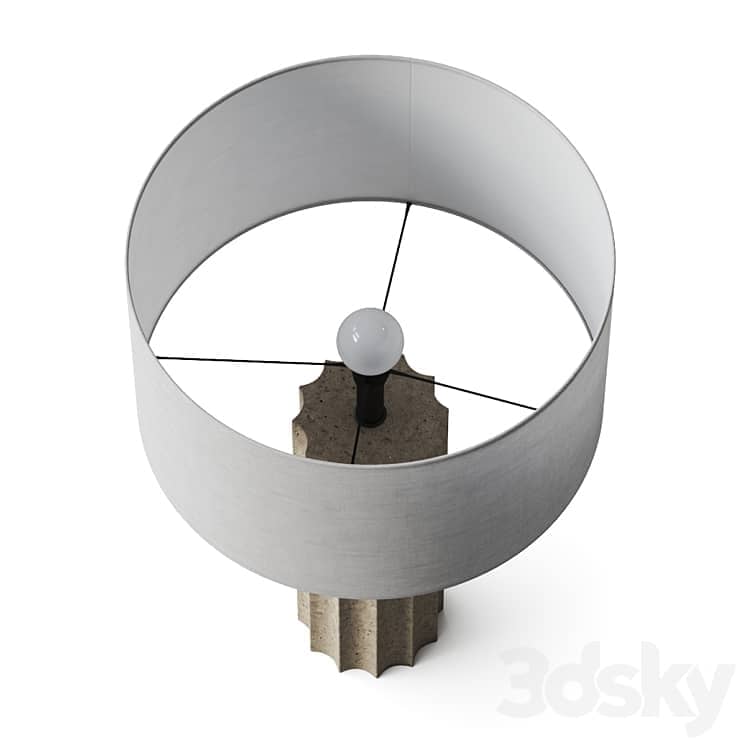 CB2 Scallop Table Lamps