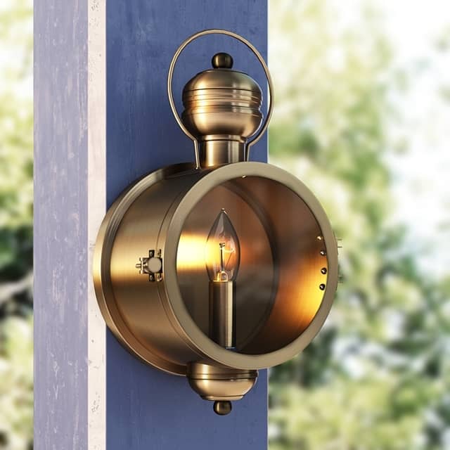 Street lighting Pottery Barn Parthole indoor outdoor Sconce