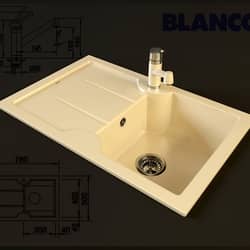Blanco sink and faucet Blanco 45s Idessa Actis 