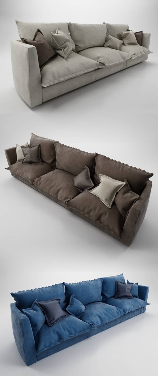 Baxter Brest sofa three seater 