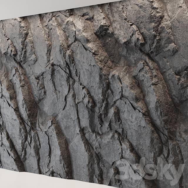 Rock cliff wall 63 3D Models