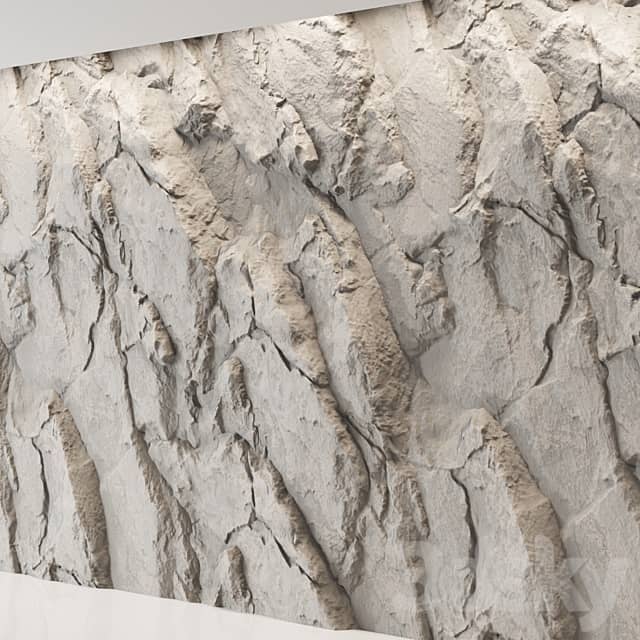 Rock cliff wall 63 3D Models