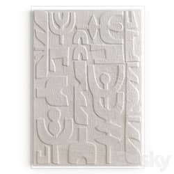 Corrugated paper wall decor Urbino, La Redoute 