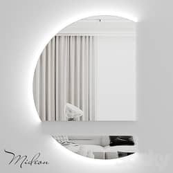 Large round truncated mirror for the console Mideon "Elite" OM 