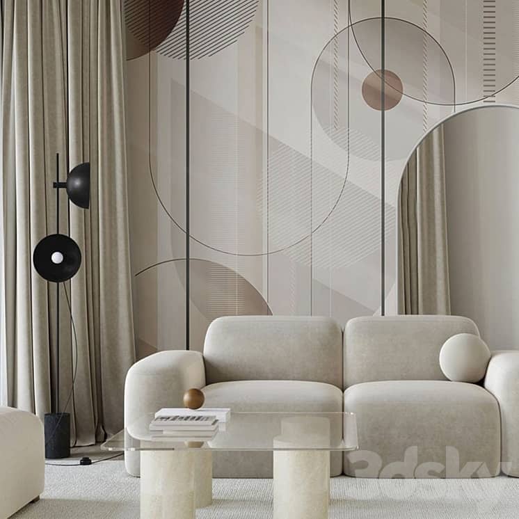 Creativille | wallpapers | 8045 Circles and Rays