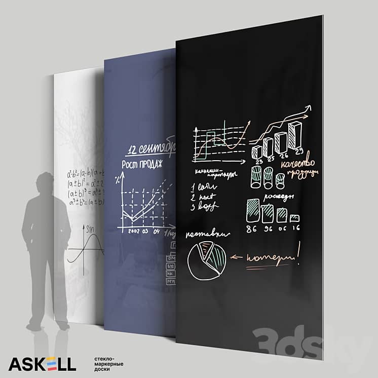 Askell glass marker panels