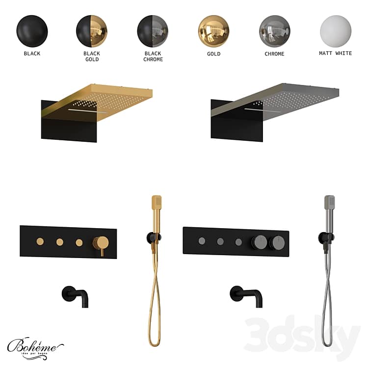 (OM) Boheme faucets collection Fusion