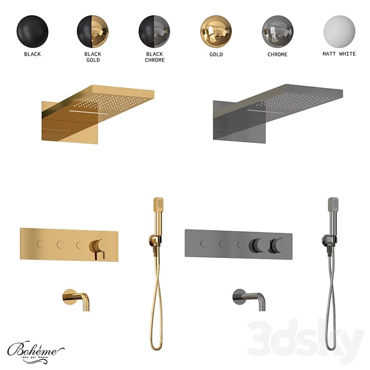 (OM) Boheme faucets collection Fusion