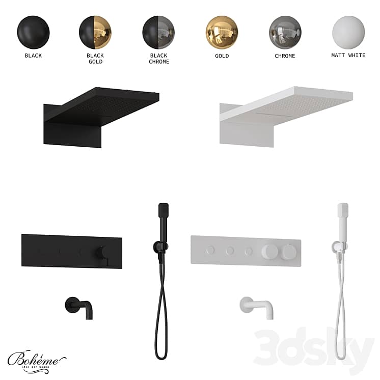 (OM) Boheme faucets collection Fusion
