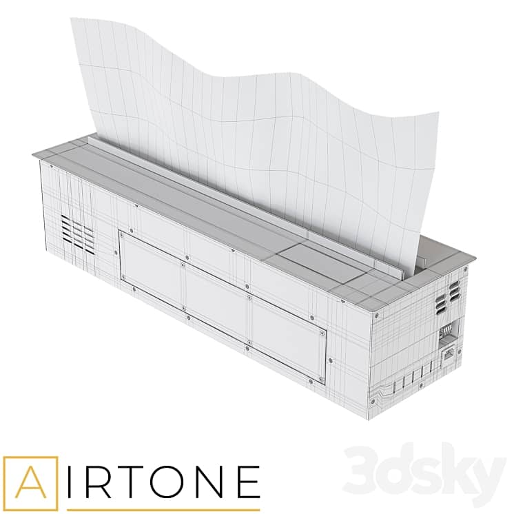 OM Steam electric fireplace AIRTONE series MISTY 750 mm.