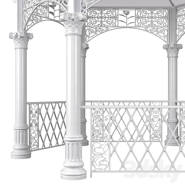 OM Gazebo with columns