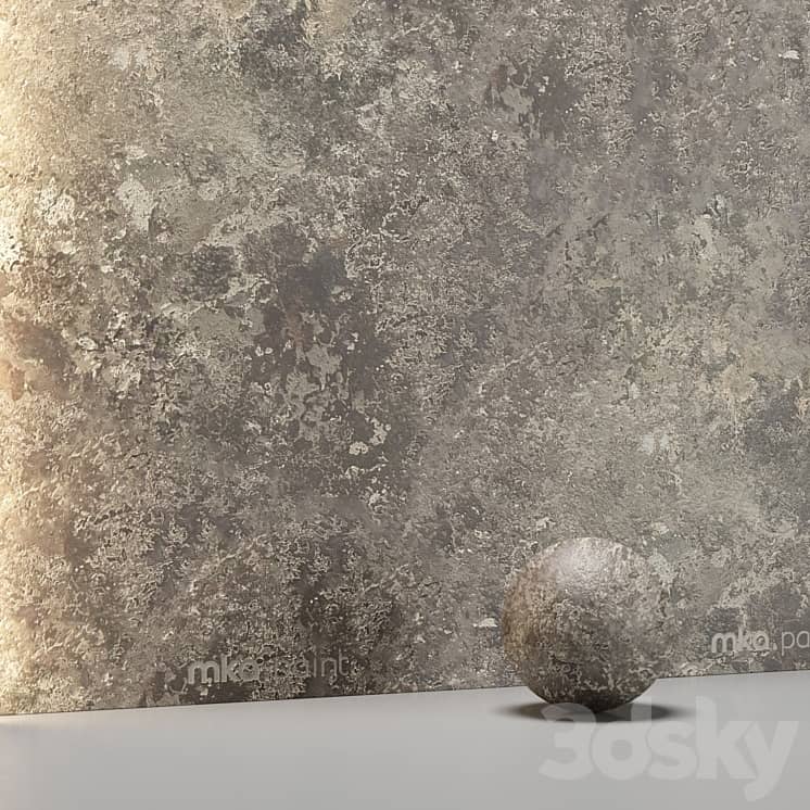 Decorative coating mka paint based on Flocaustico Antico plaster