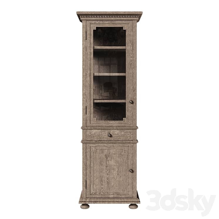 OM Cabinet showcase narrow tall St. James