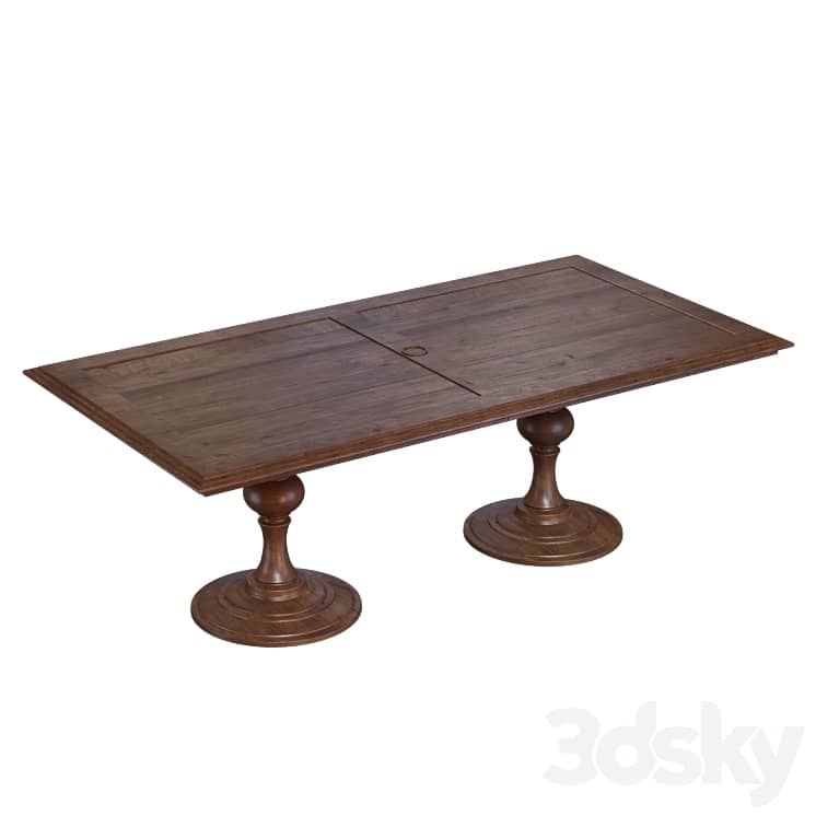 Albero Koloniale rectangular dinning table OM