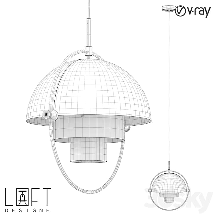 Suspension light LoftDesigne 4786 model