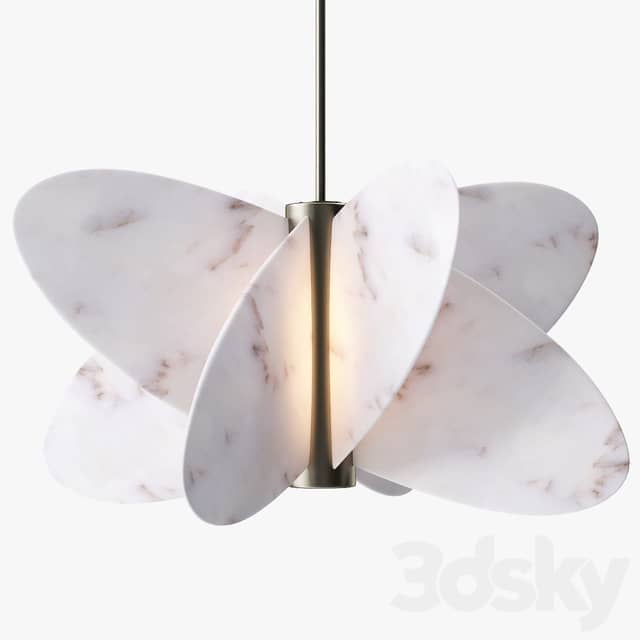 Damien Langlois Meurinne Rose Des Sables Pendant light 3D Models