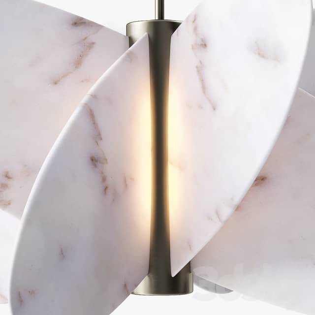 Damien Langlois Meurinne Rose Des Sables Pendant light 3D Models