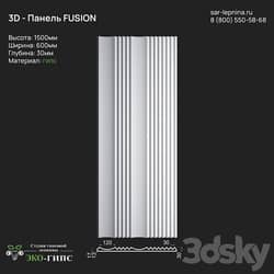 Gypsum 3D panel FUSION 