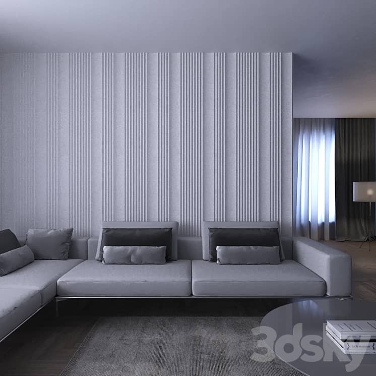 Gypsum 3D panel FUSION