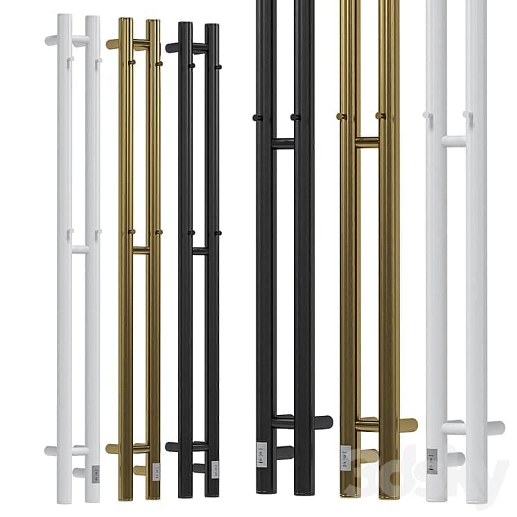 Electric heated towel rail Grois Orso 134 11x120 white