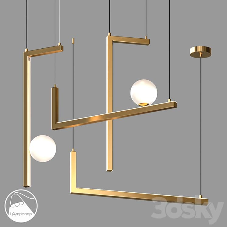 LampsShop.com PDL2225 Pendant Jast