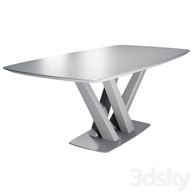 RAY. Dining table manufactured by Tohma.