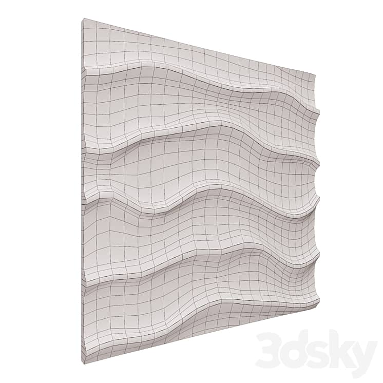 OM Gypsum 3d panel "Ether"