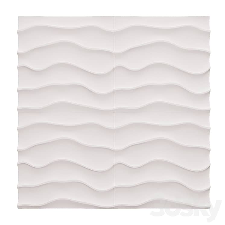 OM Gypsum 3d panel "Ether"