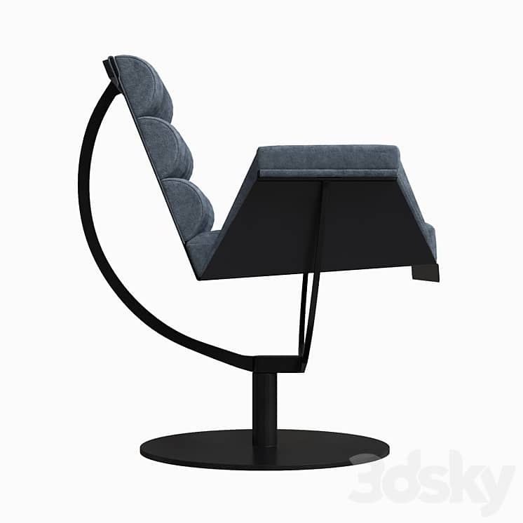 OM Cast fabric armchair