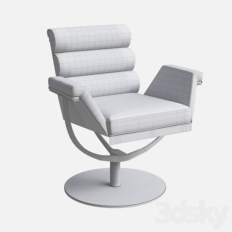 OM Cast fabric armchair