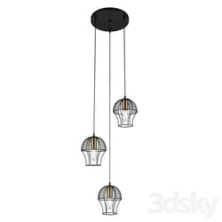 OM Pendant chandelier Indigo Pallo 10011/3P Black 