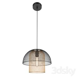 OM Pendant lamp Indigo Forza 10006/A/1P Black 