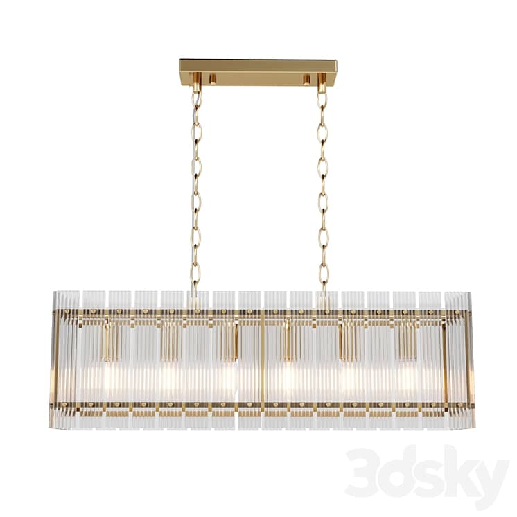 OM Pendant chandelier Indigo Venera 12024/6PL Brass