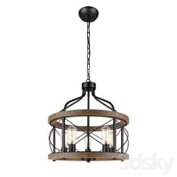 OM Pendant chandelier Indigo Camino 10017/5P Black 