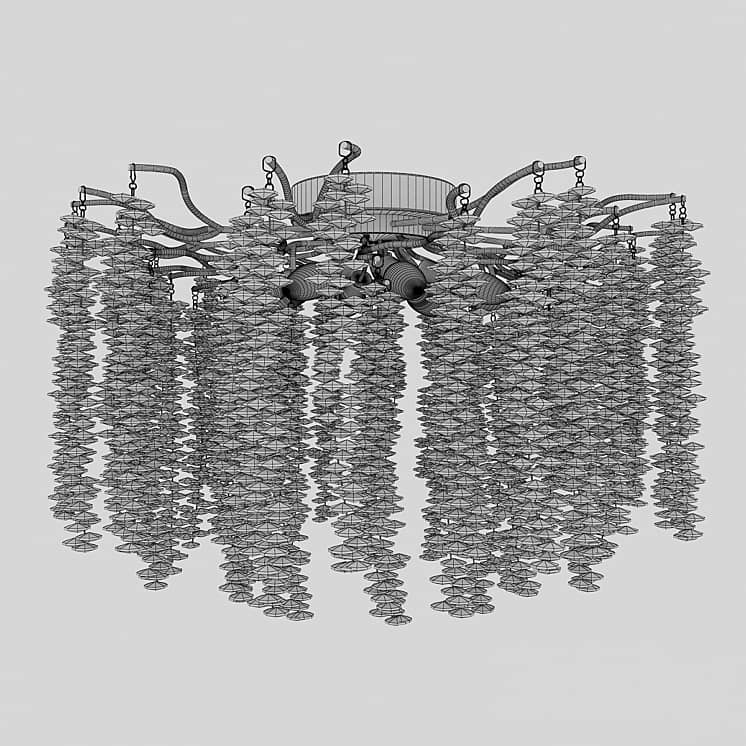 Chandelier Shanti gold 07871 60P,33 OM