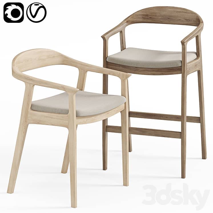 Sapporo Chair, Barolo Chair by deephouse