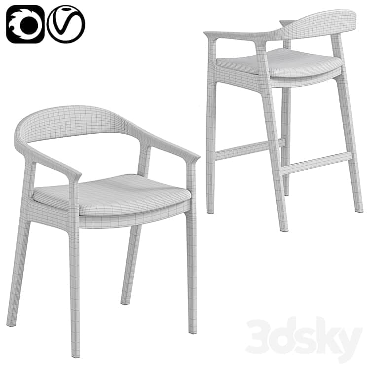 Sapporo Chair, Barolo Chair by deephouse