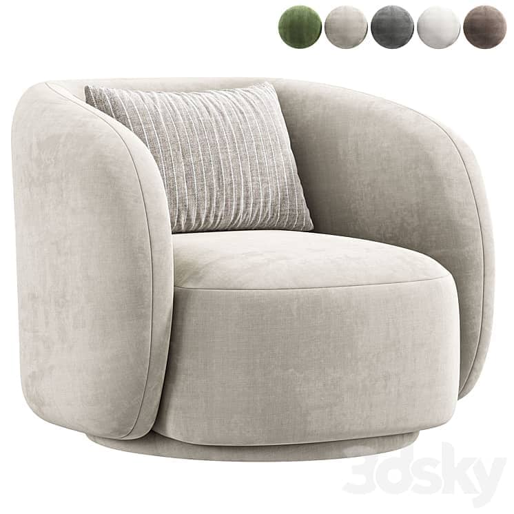 Poole Swivel Lounge Chair By Poly Bark