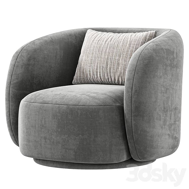 Poole Swivel Lounge Chair By Poly Bark